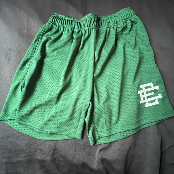 Eric Emanuel Other - White on Green Eric Emanuel (EE) Shorts